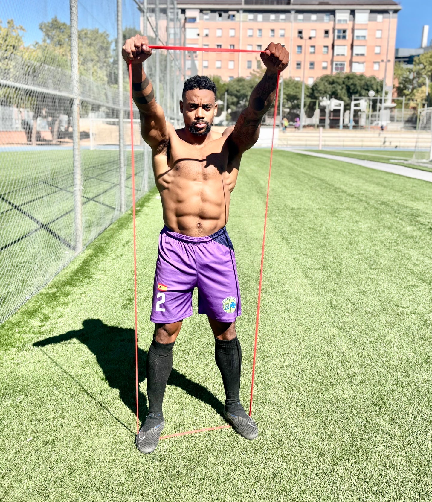 Banda elástica cerrada de resistencia – Power Band para fitness y crossfit (15–25 kg)