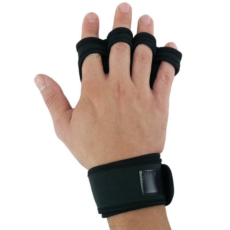 Protector de manos CASLO para cross-training antideslizante negro