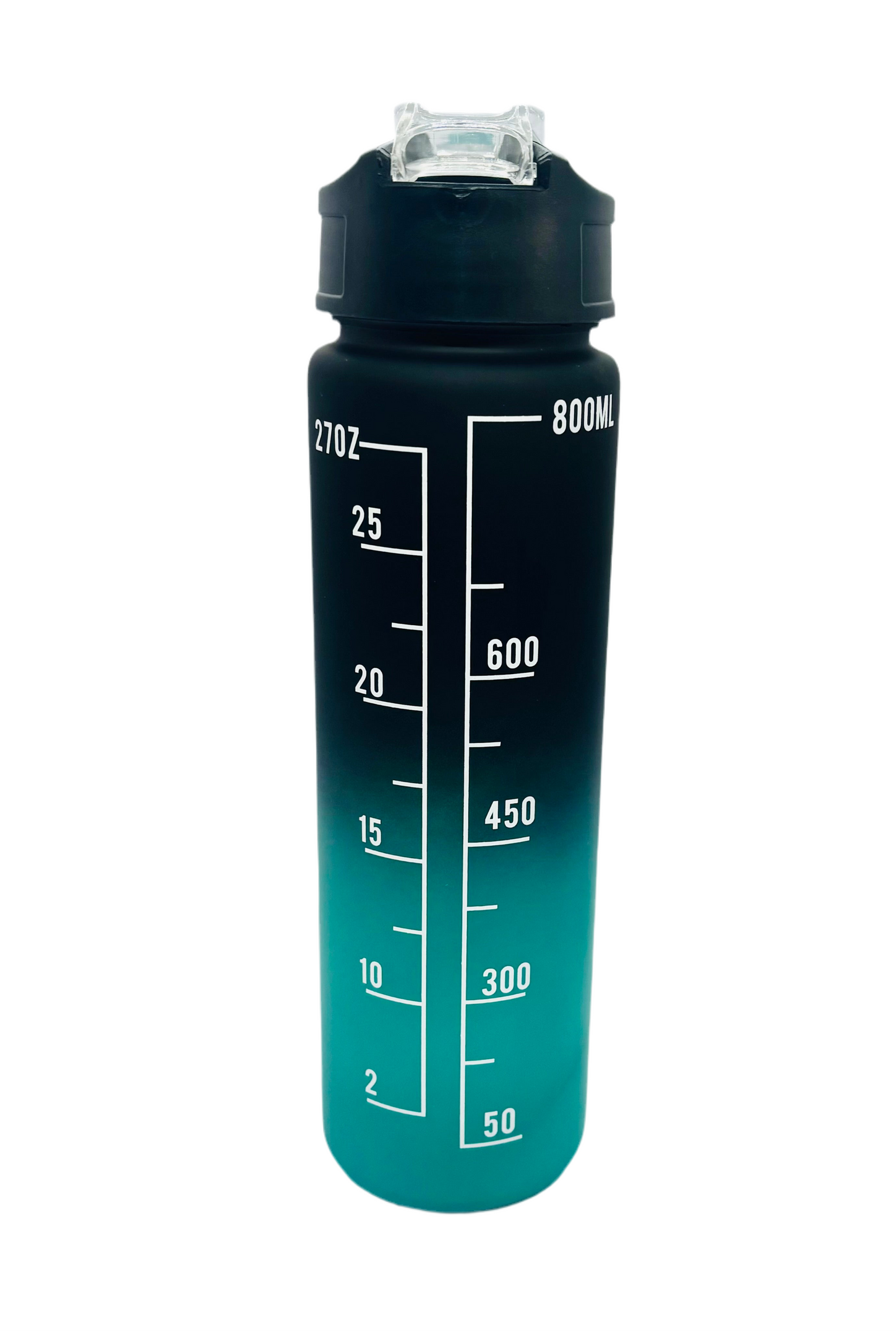 Botella de agua deportiva :  800ml portátil para fitness, camping y exterior