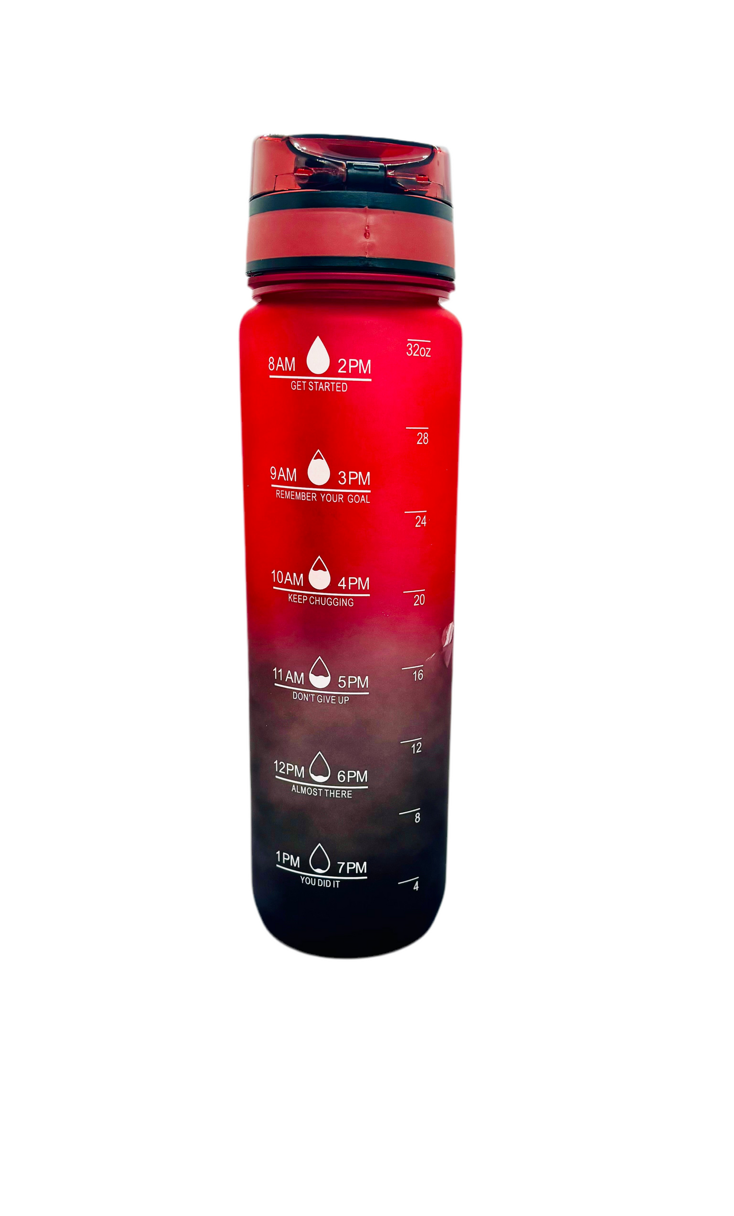 Vaso deportivo de agua : 1000ml con asa, diseño degradado y a prueba de fugas