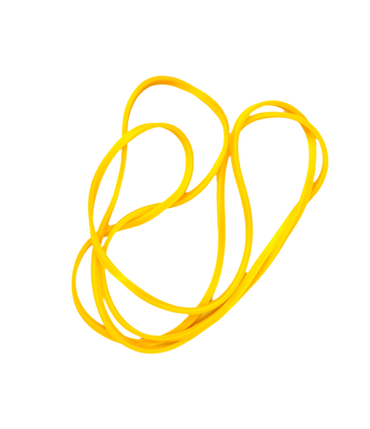Banda elástica cerrada de resistencia Power Band amarila para fitness y crossfit ligera (5–15 kg)