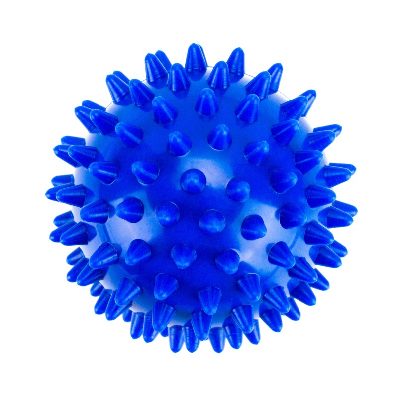 Pelota de masaje con pinchos azul SAZA (7.5 cm)