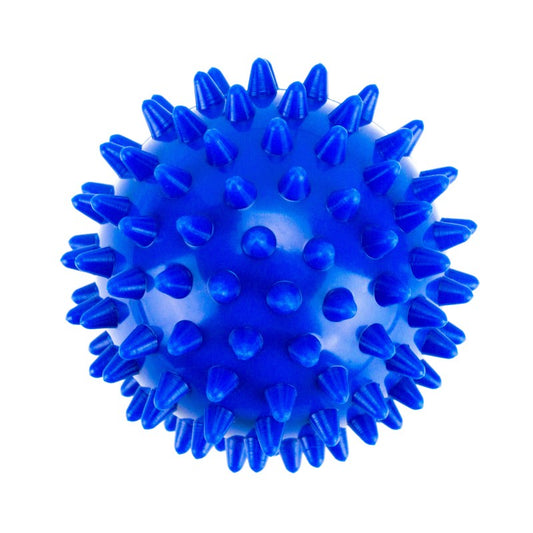 Pelota de masaje con pinchos azul SAZA (7.5 cm)